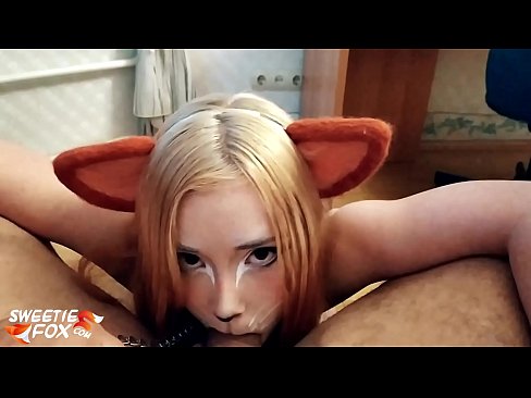 ❤️ Kitsune ngulu kontol lan cum ing dheweke tutuk Super jinis ing jv.pornfuror.ru ❌